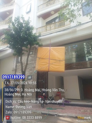 Chuyển đệm lò xo lên tầng 5 tại Hoàng Mai